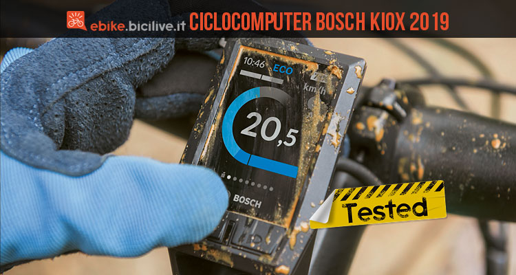 Ciclocomputer Bosch Kiox: display a colori compatto per uso sportivo