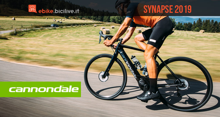 Cannondale Synapse NEO 2019: eRoad Bosch con doppia corona