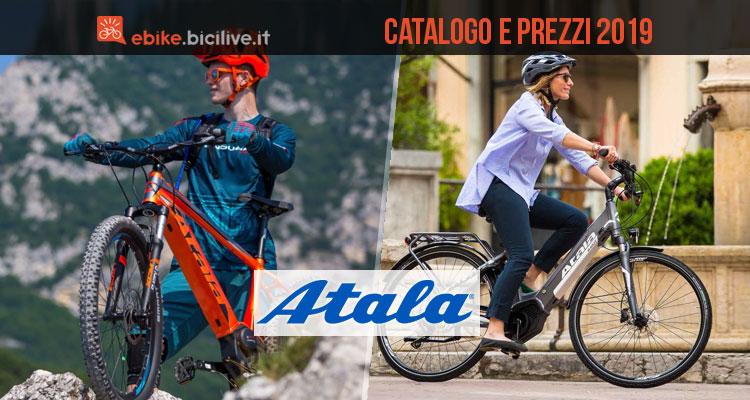 Atala bici elettriche: catalogo e listino prezzi 2019