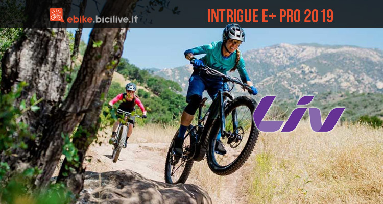 Liv Intrigue E+ Pro: mtb biammortizzata elettrica per donne