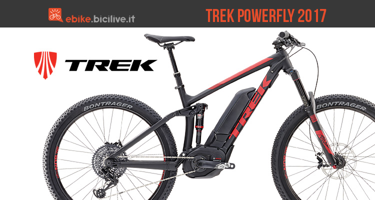 Mountain bike elettriche Trek Powerfly: catalogo e listino prezzi 2017