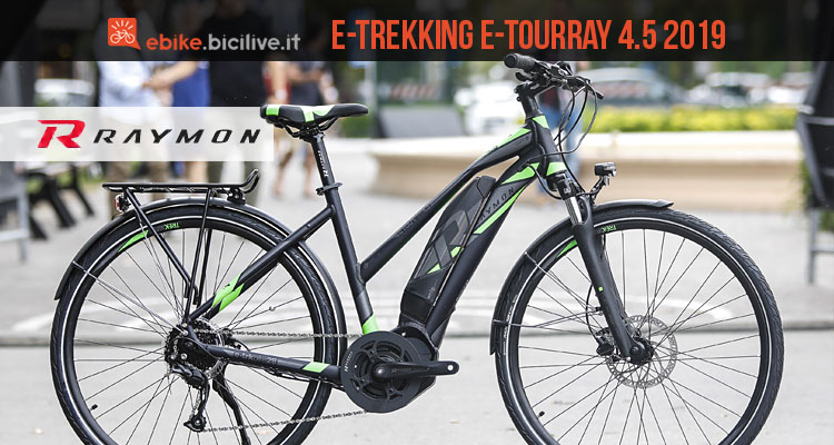Raymon E-Tourray 4.5, una e-trekking con motore Yamaha TE