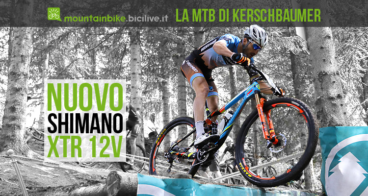 La MTB di Gerhard Kerschbaumer con Shimano XTR a 12 velocità