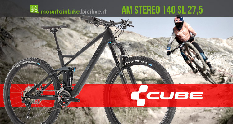 Cube Stereo 140 HPC SL 27.5: la all mountain 2019 dalla linea accattivante