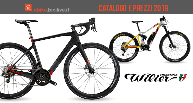 Le ebike 2019 di Wilier Triestina: il catalogo e il listino prezzi