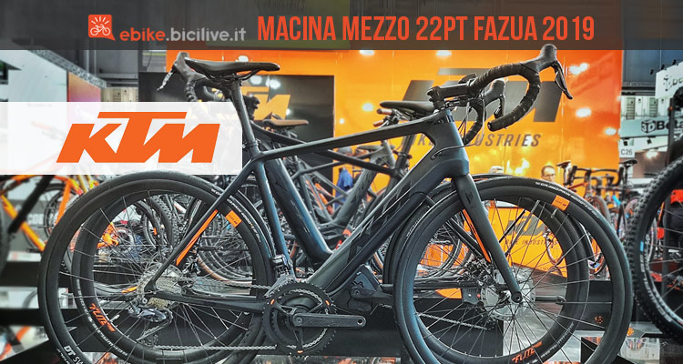 Ebike da strada KTM Macina Mezzo 22PT-Fazua 2019