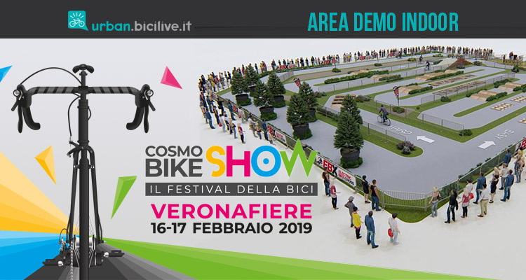 Area Demo Indoor di CosmoBike Show 2019