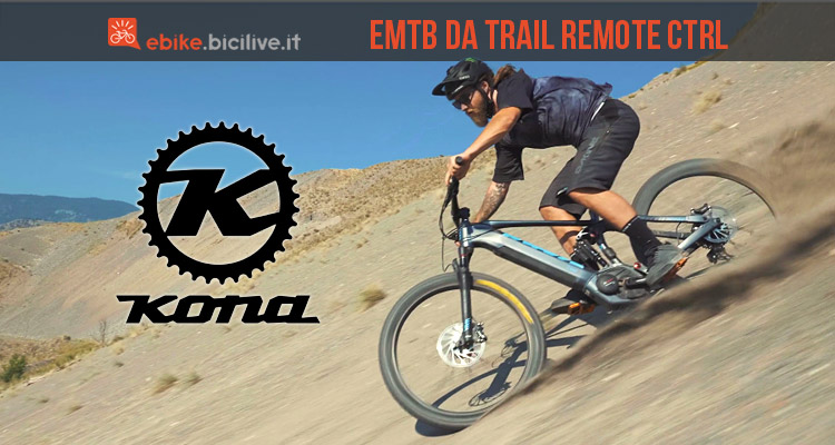 Kona Remote CTRL: la eMTB da trail dalle geometrie aggressive