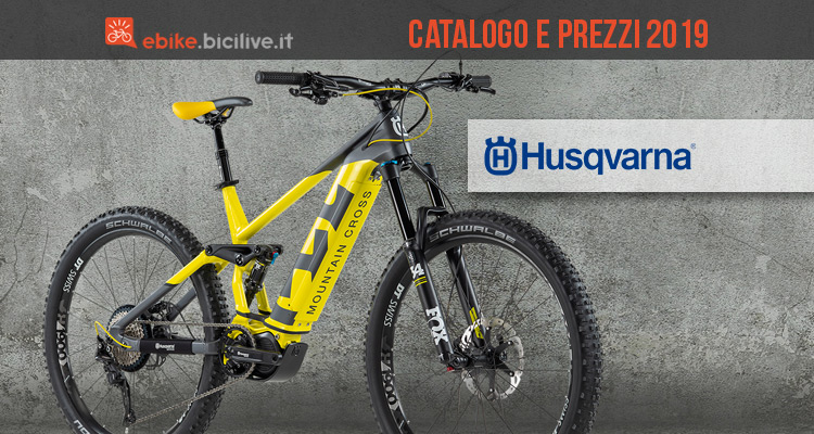 Il catalogo e il listino prezzi 2019 delle ebike Husqvarna