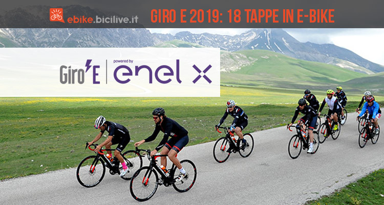 Il Giro E 2019: in e-bike per 18 tappe sullo stesso percorso del Giro d’Italia