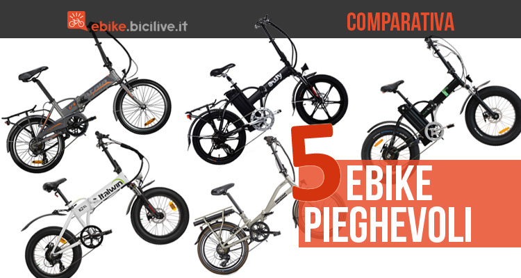 Comparativa: 5 bici elettriche pieghevoli sotto i 1600 euro a confronto
