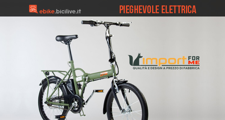 Bici elettrica pieghevole IFM: robusta, veloce e sicura