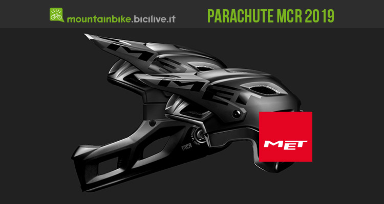 MET Parachute MCR con mentoniera rimovibile magnetica