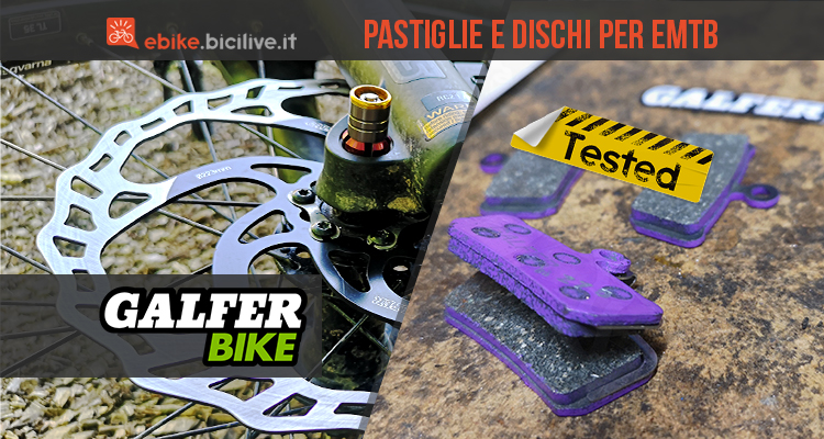 Galfer: il test delle pastiglie per eMTB e disco oversize Wave da 223 mm