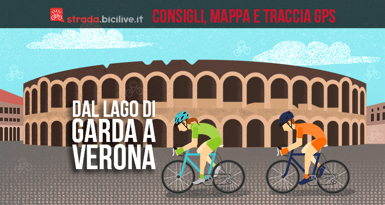 Dal lago di Garda a Verona in bicicletta