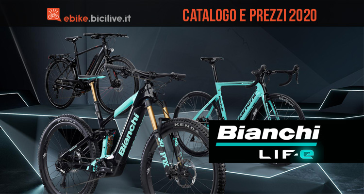 Le ebike Bianchi LIF-E: catalogo e listino prezzi 2020