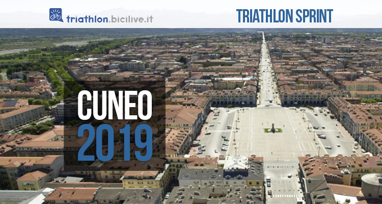 Triathlon città di Cuneo 2019: si gareggia il 25 agosto