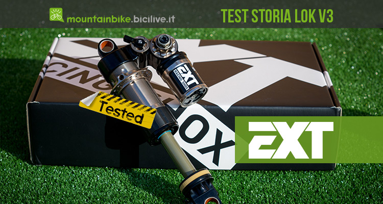 Il test dell’ammortizzatore EXT Storia LOK V3: “Arma” da enduro