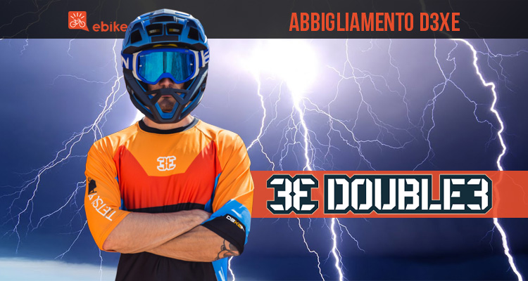 D3xE: l’abbigliamento specifico per e-MTB di Double3
