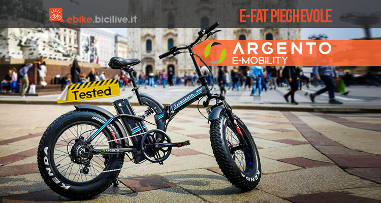 Il test della fat bike elettrica pieghevole Argento Bike Bi Max