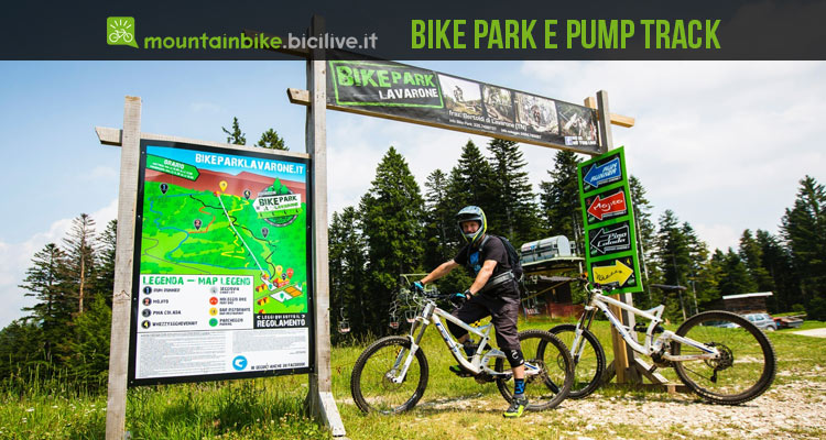 Bike Park Lavarone: downhill, pump track e fat bike in Alpe Cimbra