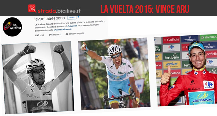Vuelta 2015: Fabio Aru re di Spagna!