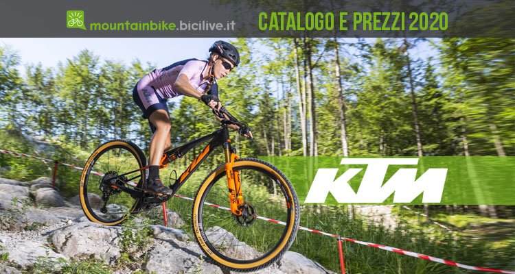 Le mountain bike KTM del 2020: catalogo e listino prezzi