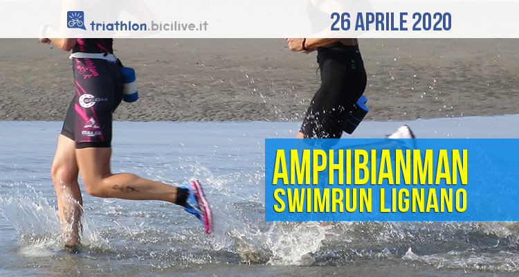 Amphibianman 2020: che giornata per lo Swimrun il 26 aprile a Lignano