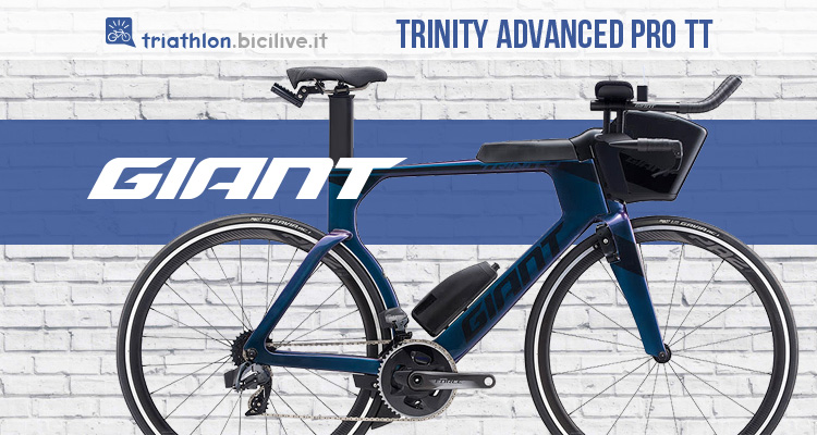Giant Trinity Advanced Pro TT: una bici tutta integrazione e aerodinamicità