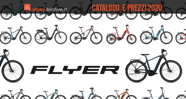 Il catalogo e il listino prezzi delle nuove e-bike FLYER 2020