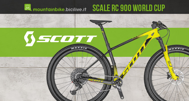 La mtb hardtail Scott Scale RC 900 World Cup 2020