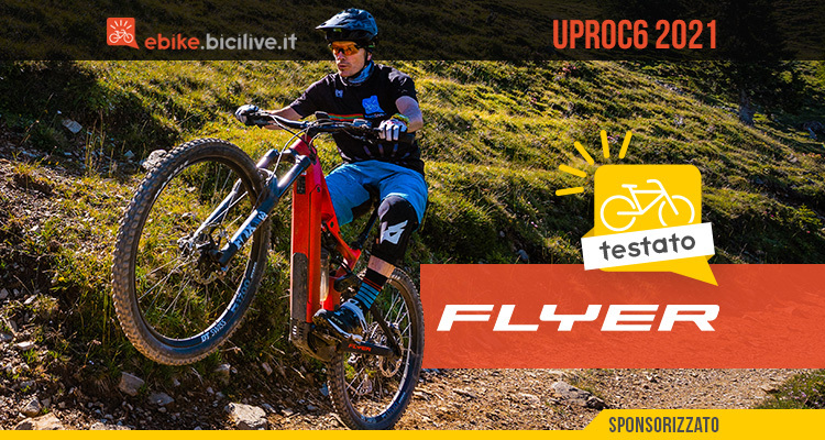Test nuova FLYER Uproc6 8.70 2021: telaio in carbonio e batteria integrata