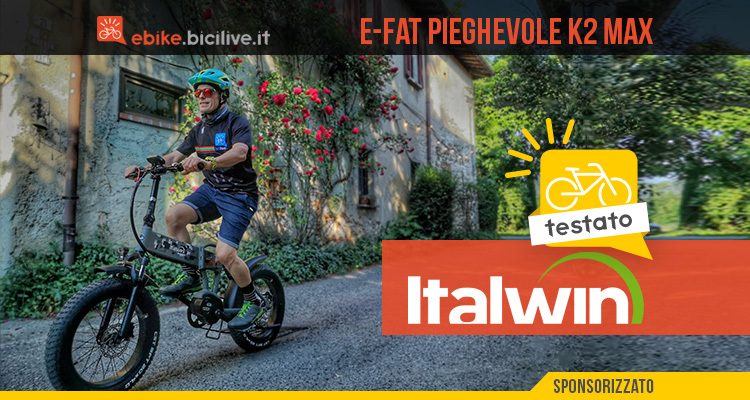 Il test della Italwin K2 MAX: e-fat pieghevole con motore centrale da 90 Nm