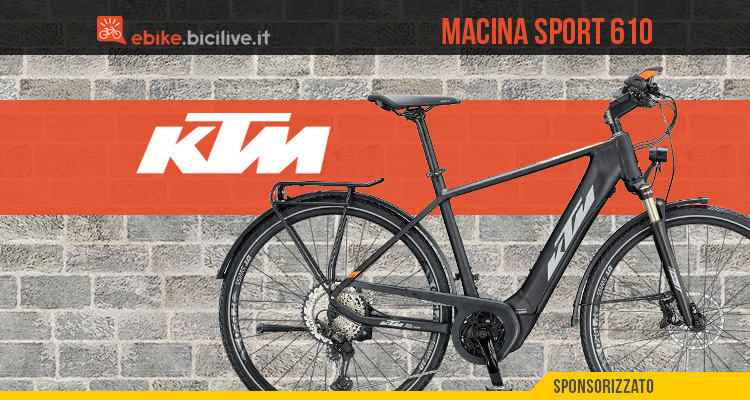 La KTM Macina Sport 610: una bici e-trekking dalla massima versatilità