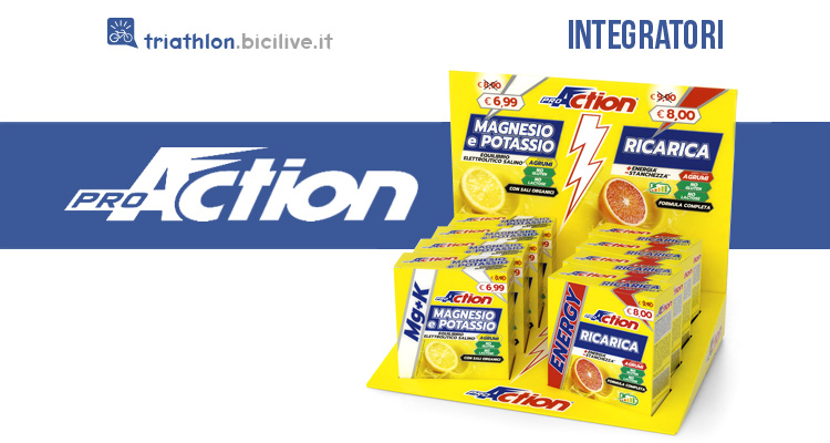 Nuovi integratori ProAction Magnesio&Potassio e Ricarica