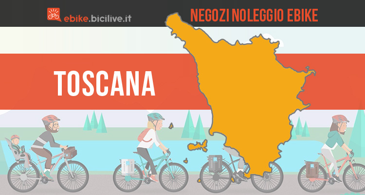 Negozi dove noleggiare bici elettriche in Toscana