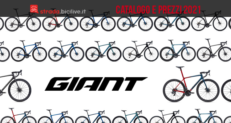 Le bici da strada, corsa e gravel di Giant per il 2021: catalogo e prezzi