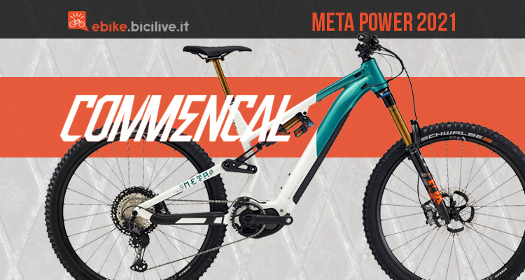 La nuova e-MTB biammortizzata Commencal Meta Power 2021