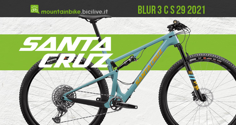 Santa Cruz Blur 3 C 29″ S 2021, la nuova XC marathon con carro VPP