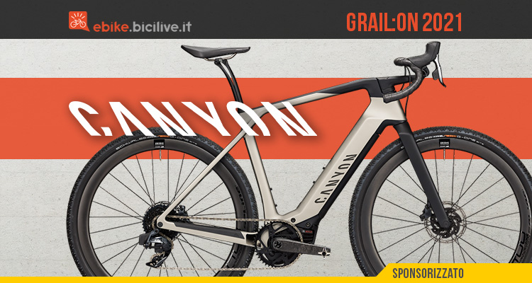 Canyon Grail:ON 2021: e-gravel con motore Bosch CX