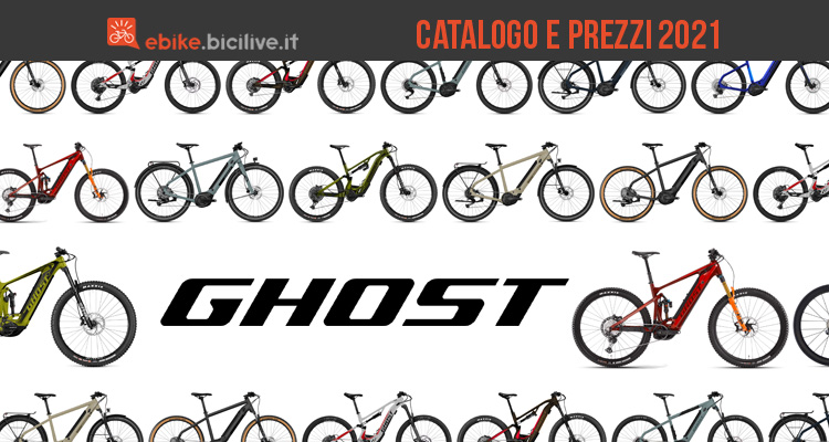 Il catalogo e il listino prezzi delle ebike Ghost 2021