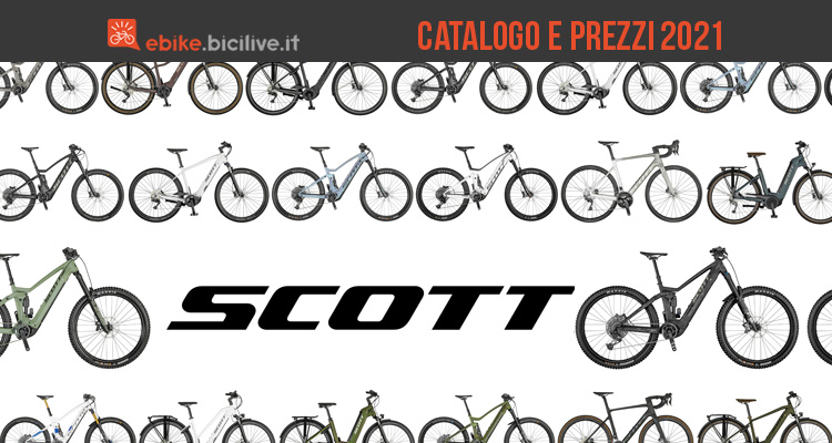 E-bike Scott 2021: il catalogo e il listino prezzi delle bici elettriche