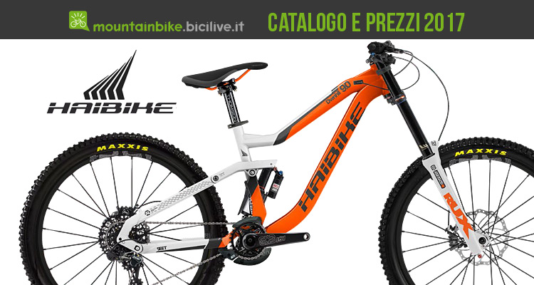 Haibike mtb 2017: catalogo e listino prezzi