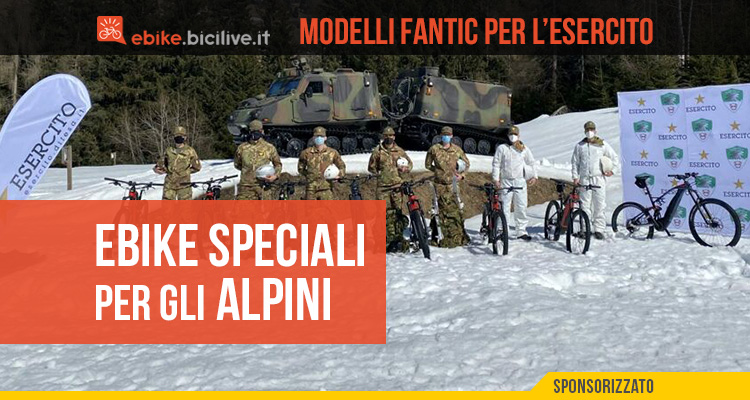 Fantic e-bike agli Alpini: una sperimentazione verso il futuro