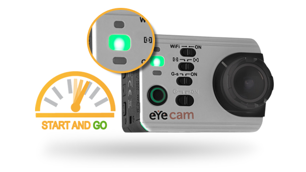Nuova eYecam Sport: la videocamera con accelerometro