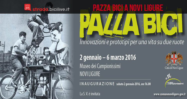 “Pazza Bici”: un’originale mostra al Museo dei Campionissimi di Novi Ligure