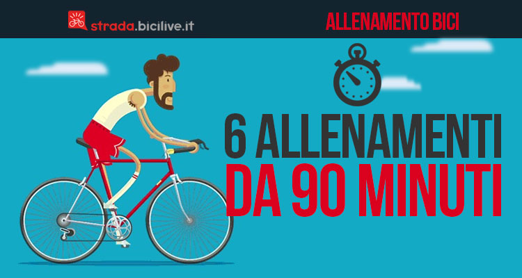 6 allenamenti in bici da 90 minuti