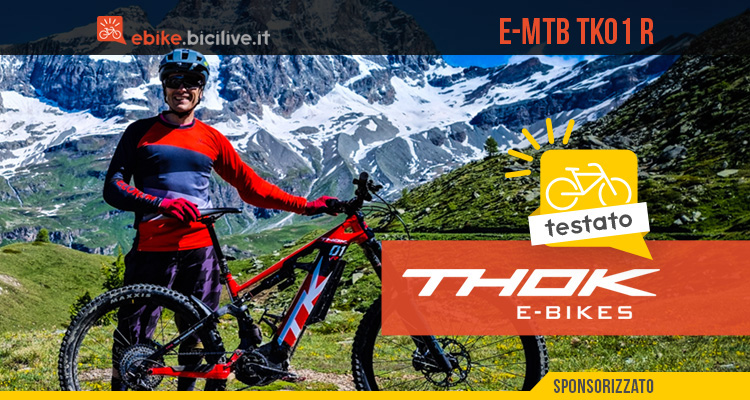 Il test della eMTB THOK TK01 R con motore Shimano EP8