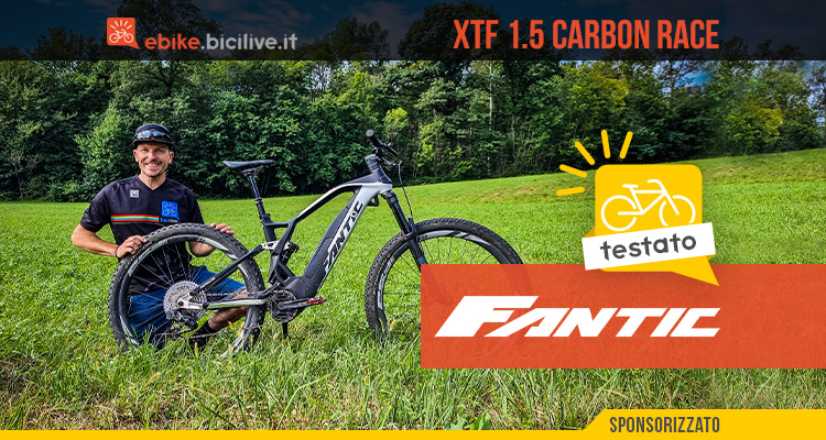 Il test della e-mtb Fantic XTF 1.5 Carbon Race: un’agile 29″ da trail