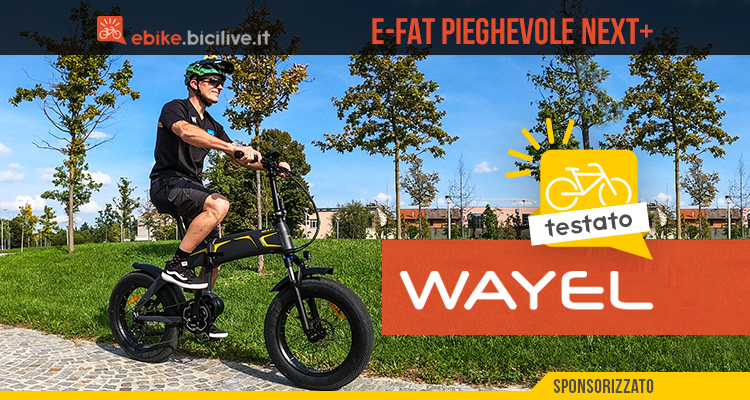 Il test della Wayel Next+, la fat pieghevole con motore centrale a 48 Volt